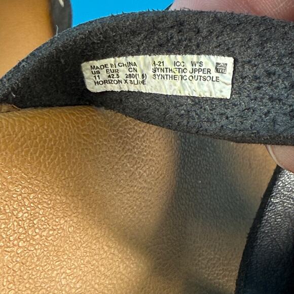 Reef Criss Cross Slide Sandals Womens 11 Black Beach Casual Minimalist - Picture 9 of 11